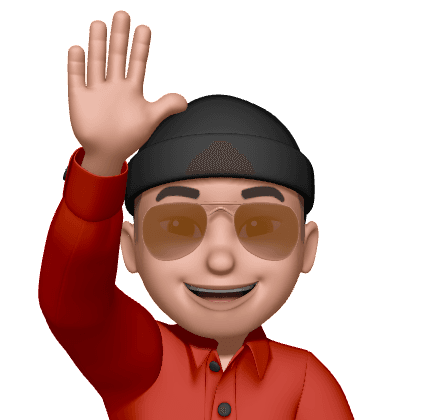 Blaze's memoji character waving